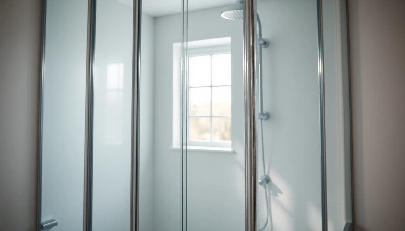 Erleben Sie die elegante sonni Duschkabine mit modernen Glasdetails im zeitgenössischen Badezimmer.