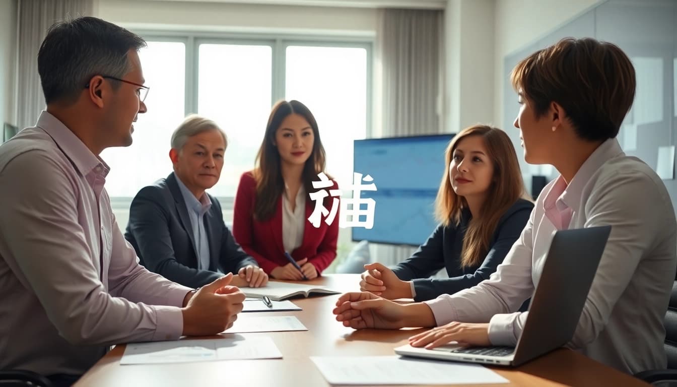 카드깡에 대해 설명하는 재정 상담사와 고객, 신뢰감 있는 사무실 배경