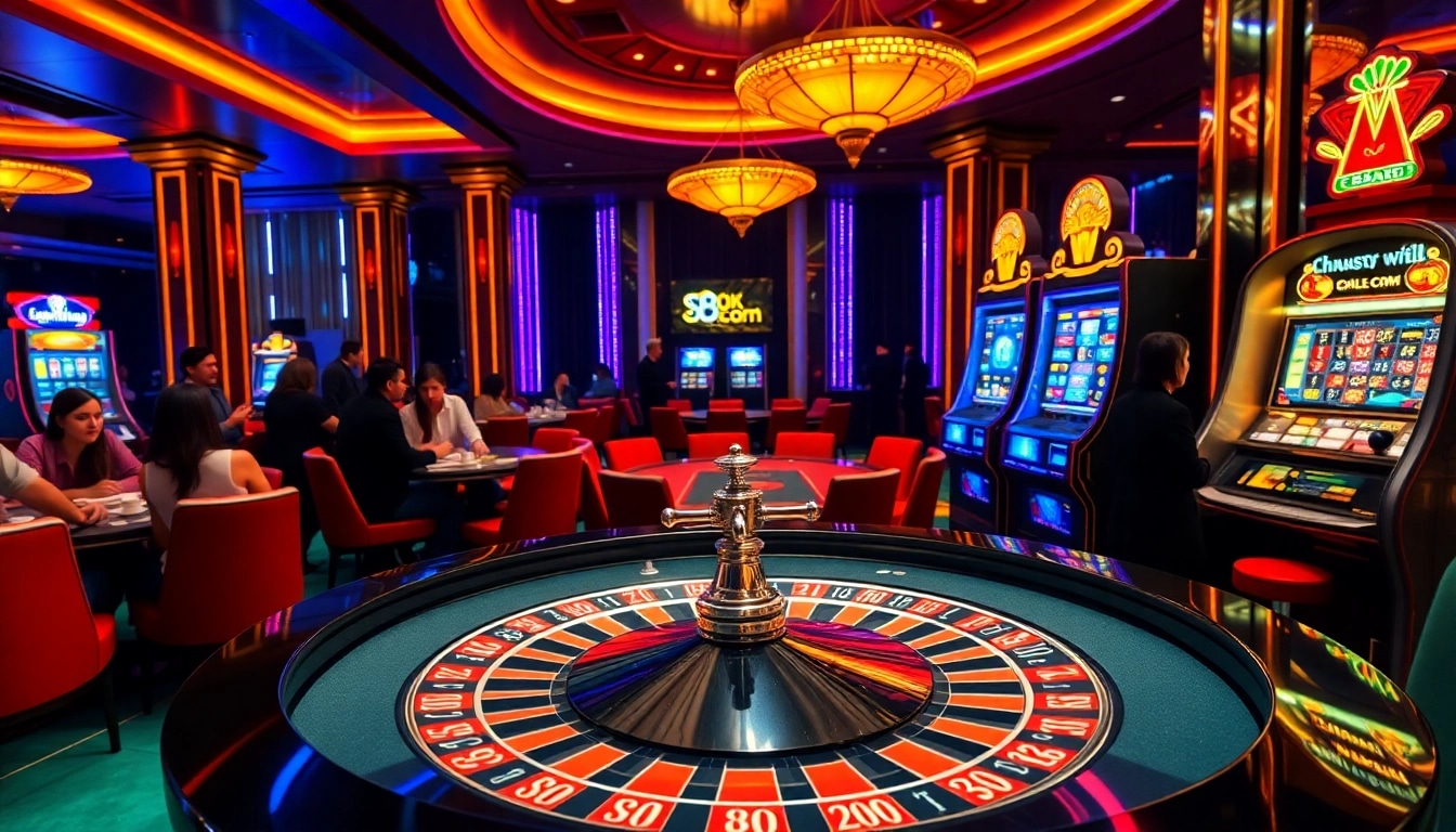 Experience the excitement of S8OK COM at a luxurious casino with engaging games and vibrant ambiance.