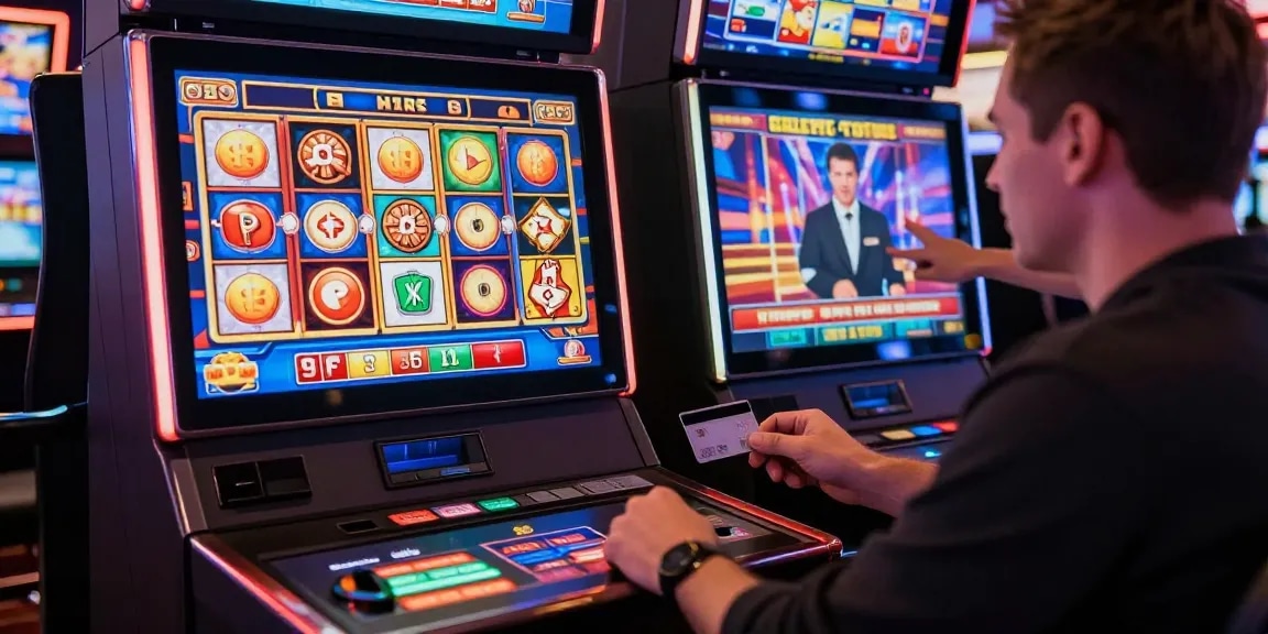 Player at a vibrant online casino using credit cards, showcasing casinos that take credit cards in a thrilling gaming atmosphere.