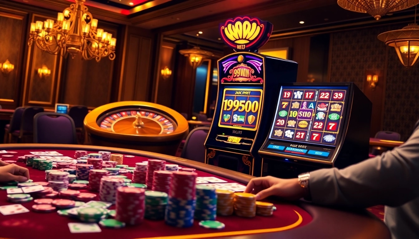 Experience the thrill of winning at 99WIN with vibrant casino games and joyful players.