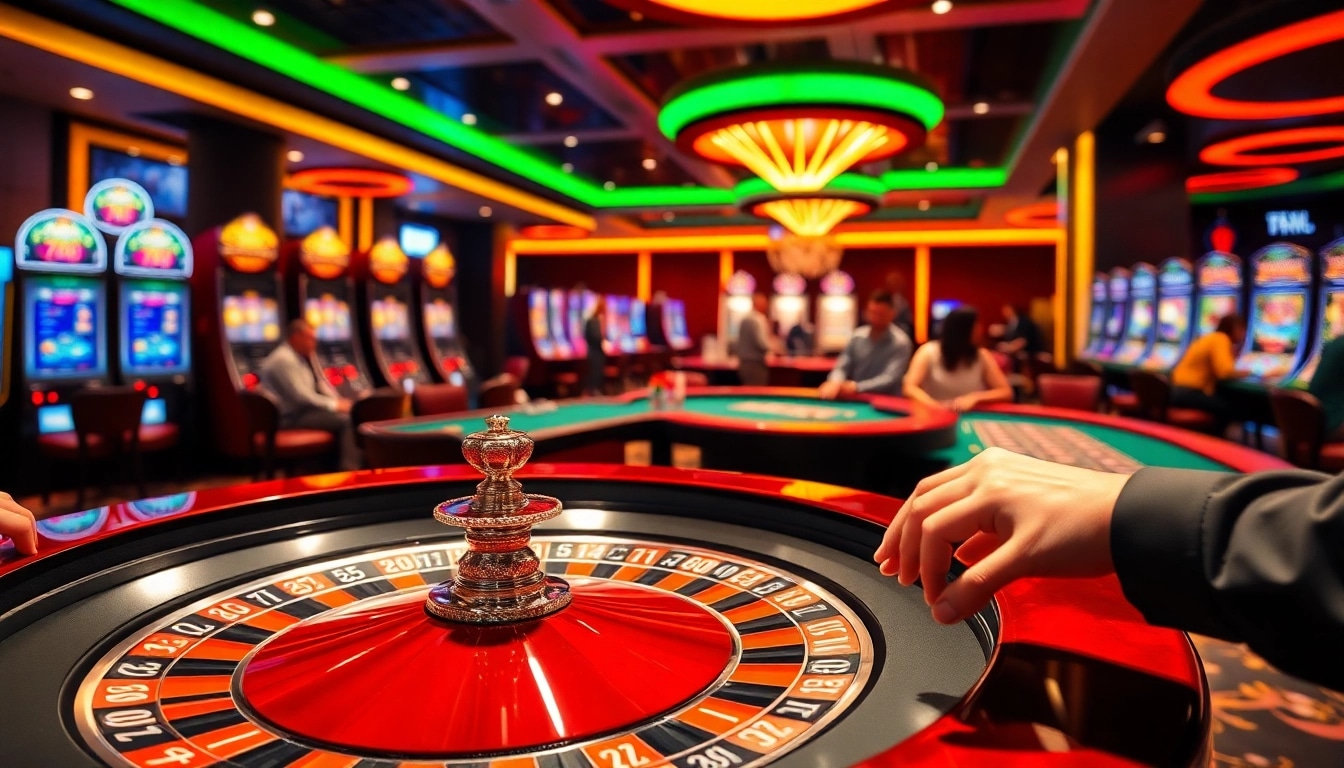 Experience the thrill of winning gambling at 7m casino tables with vibrant action and excitement.