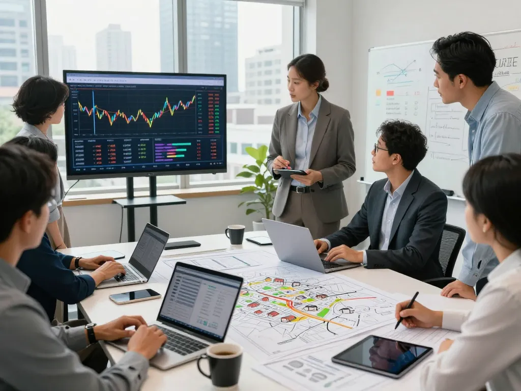 Nationwide investors group team strategizing for real estate success