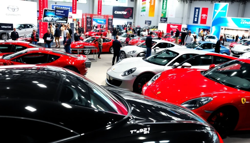 Experience the excitement of an Auto Cars Show with stunning vehicle displays and enthusiastic attendees.