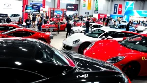 Experience the excitement of an Auto Cars Show with stunning vehicle displays and enthusiastic attendees.