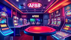 Engaging AF88 online gaming environment showcasing vibrant betting interface.
