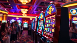 Menang di pakde4d slot dengan mesin slot yang berkilau dan pemain bersemangat