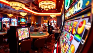 Menangkan permainan pakde4d slot dengan suasana kasino yang penuh warna dan ceria.