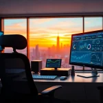Engaging technology workspace showing innovative tools and modern aesthetics.
