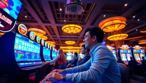 TT88 online gaming experience showcasing vibrant casino atmosphere with players engaged in interactive games.