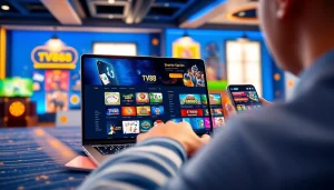 TV88 online gaming platform showcasing diverse games and user-friendly interface.