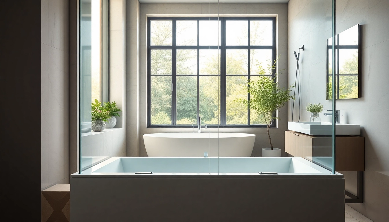 Admire la paroi de douche à l'italienne mettant en valeur un design élégant en verre dans une salle de bain moderne.