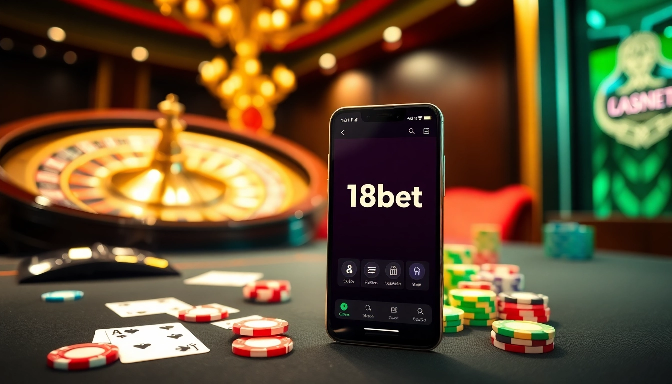 Experience the thrill of gambling with link 188bet on a stylish gaming table adorned with cards and chips.