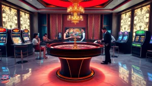 Experience the thrill of khela88 casino with vibrant games, luxurious tables, and engaged players.