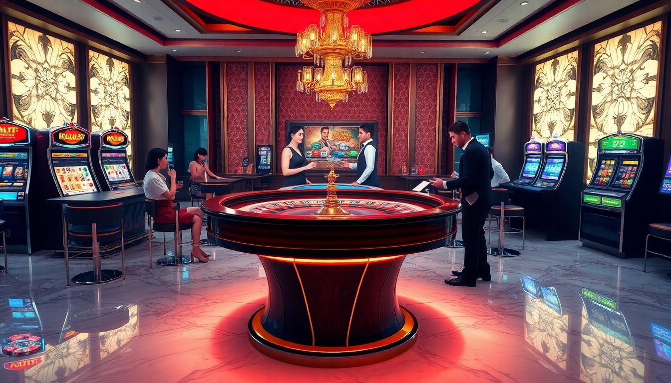 Experience the thrill of khela88 casino with vibrant games, luxurious tables, and engaged players.