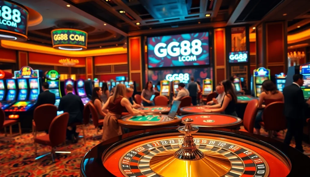 Experience excitement at GG88 COM with vibrant casino games and slot machines.