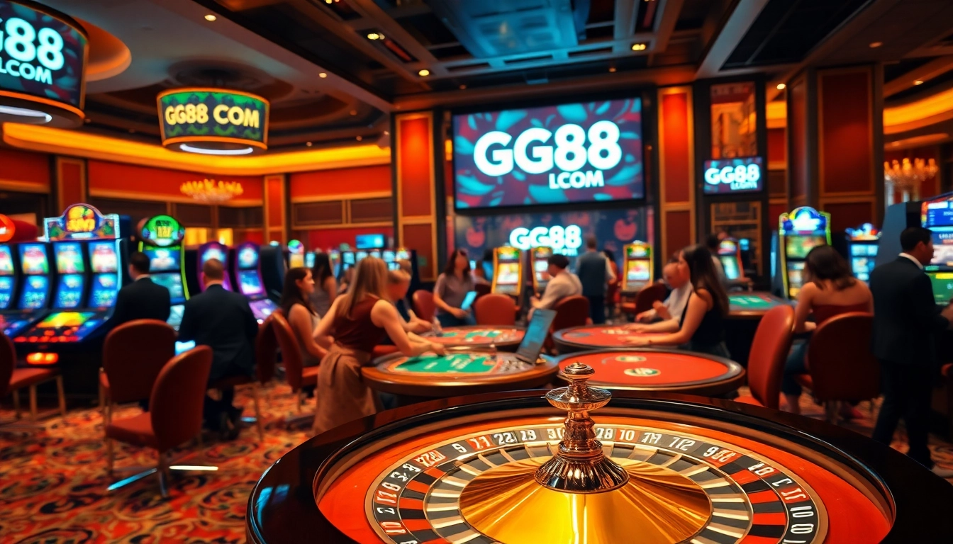 Experience excitement at GG88 COM with vibrant casino games and slot machines.