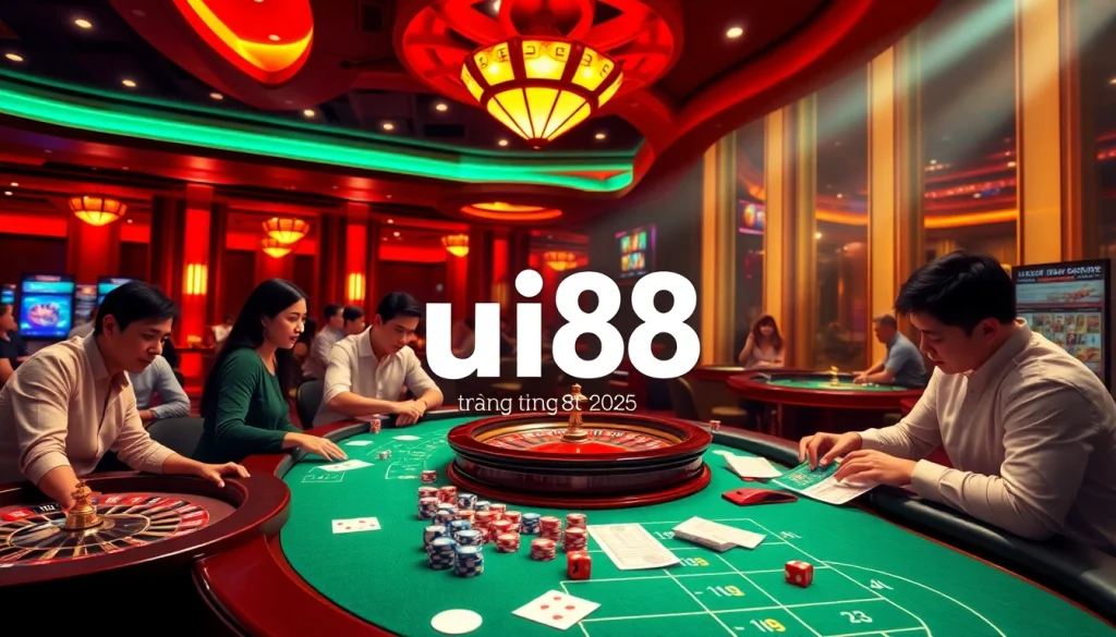 Experience the excitement of uu88 trang chủ with dynamic casino tables and vibrant gaming action.