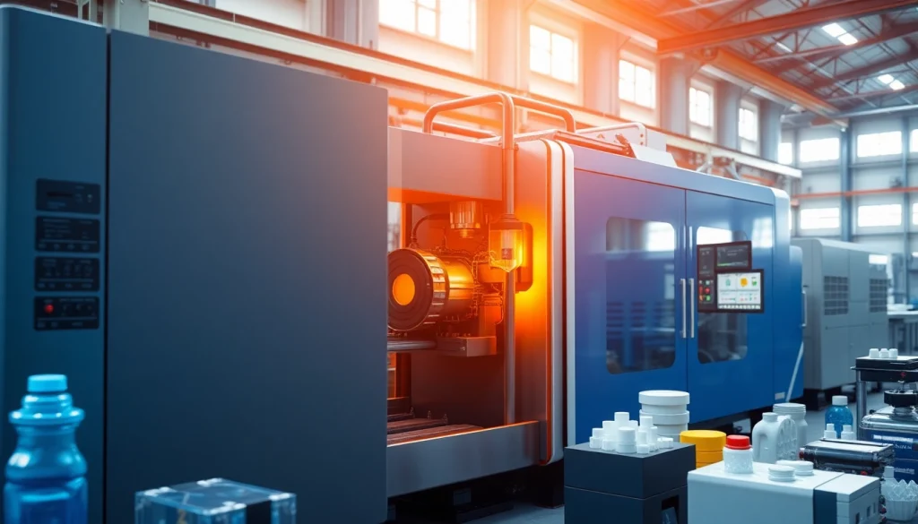 Injection Molding Machine showcasing advanced technology in industrial production.