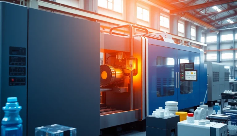 Injection Molding Machine showcasing advanced technology in industrial production.
