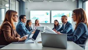 Engaged strategy capture management professionals collaborating on business opportunities.