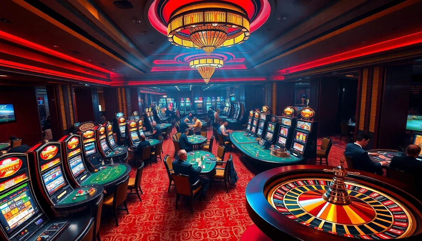 Experience the thrill of winning at online gambling with https://kjc.football/, featuring vibrant casino scenes.