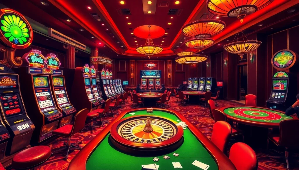 Experience thrilling gambling action at https://thabet.vegas/ with vibrant casino elements.