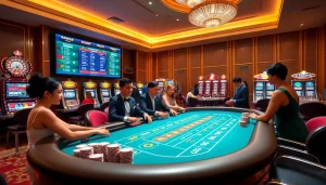 Experience excitement at the Baccarat table with https://xx88.us/, featuring vibrant players and dynamic gaming.