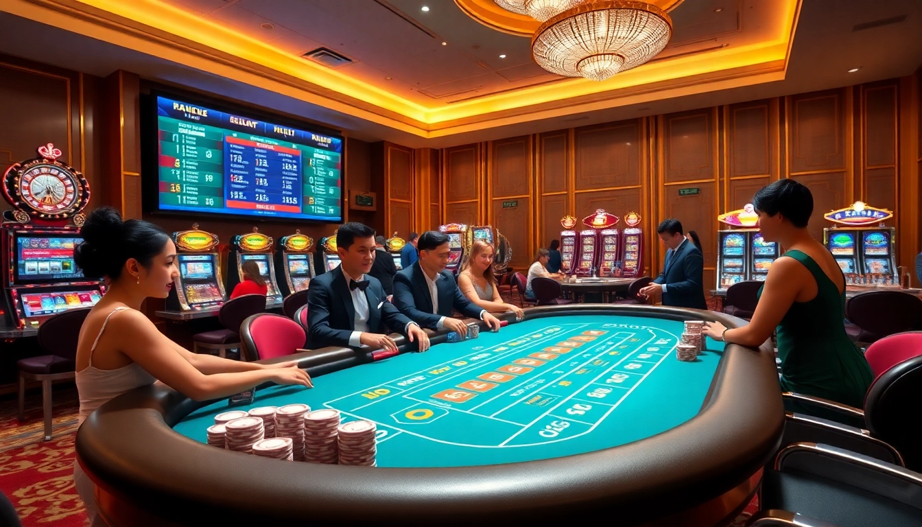 Experience excitement at the Baccarat table with https://xx88.us/, featuring vibrant players and dynamic gaming.