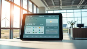 Cloud mining app interface showcasing real-time earnings and renewable energy sources.
