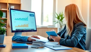 신용카드 현금화와 관련하여 전문가가 상담하는 모습입니다.