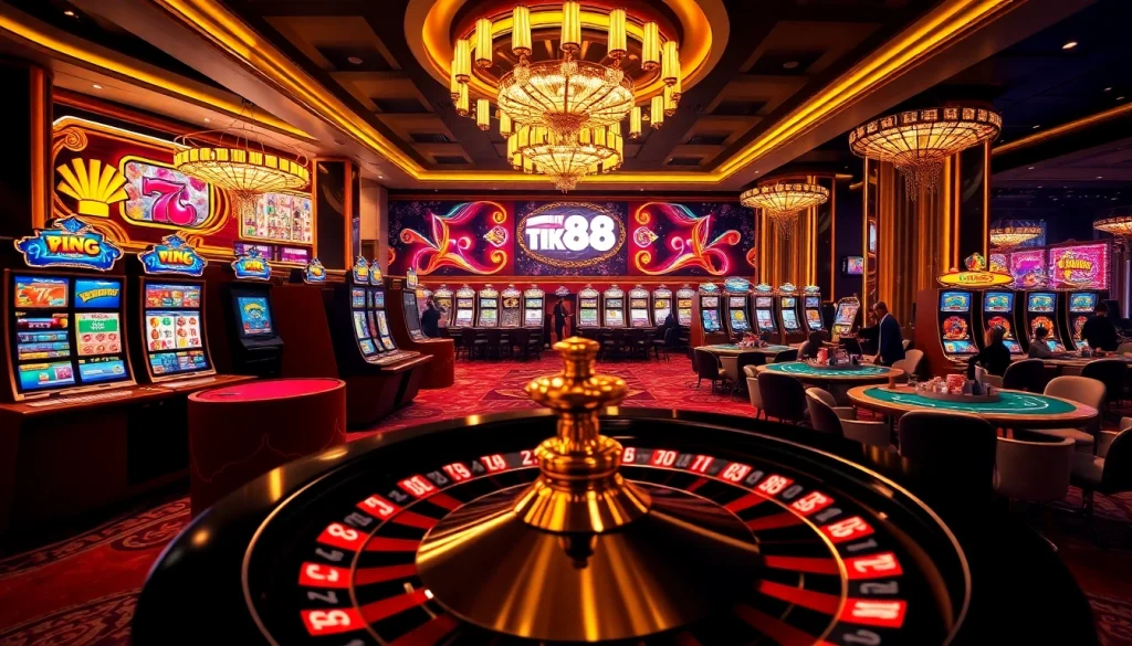 Trải nghiệm casino trực tuyến tik88 với các trò chơi sống động và hành động cược năng động.