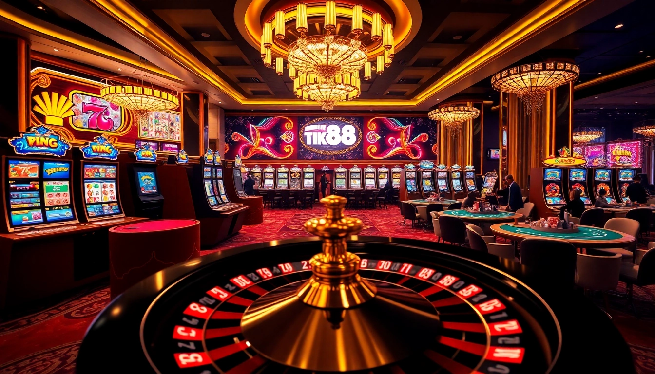 Trải nghiệm casino trực tuyến tik88 với các trò chơi sống động và hành động cược năng động.