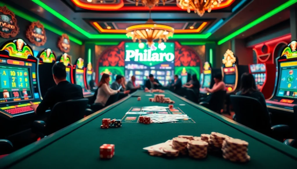 Engage in thrilling gaming experiences as you explore the official Phlaro site with exciting casino visuals.