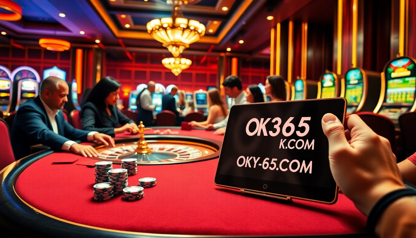 Experience the excitement of winning at OK365KD.COM with immersive gaming visuals and luxury.