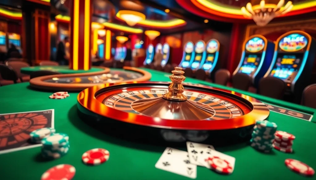 Exciting casino scene with players engaged in games as they নিবন্ধন করুন for thrilling experiences