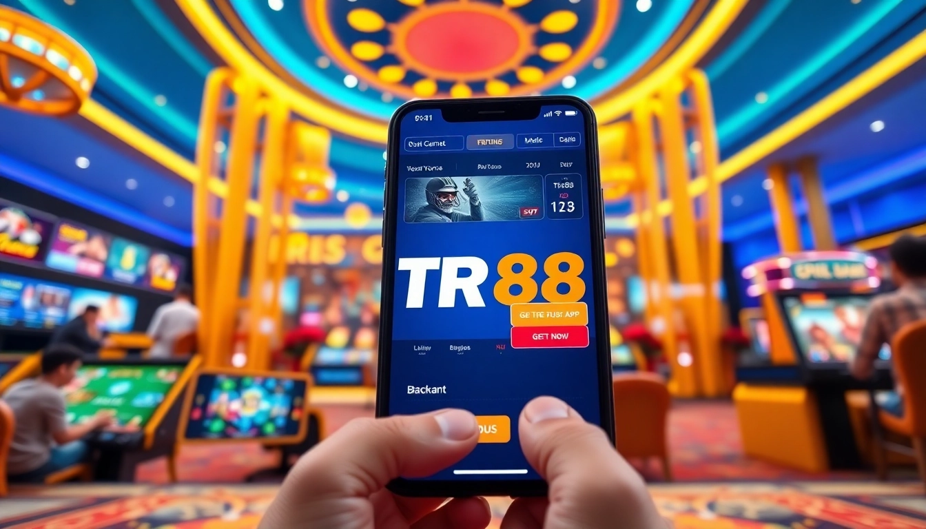 Experience seamless gaming with TR88's vibrant casino interface and exciting promotions.