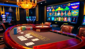 Engaging casino scene showcasing poker chips and top casino games at https://xx88.se.net/ for an exciting gambling experience.