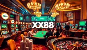 Experience thrilling moments at XX88 online casino with vibrant tables and engaging players.