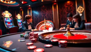 Experience luxury gaming with a vibrant casino scene at https://rr88.navy/ featuring poker, roulette, and slot machines.