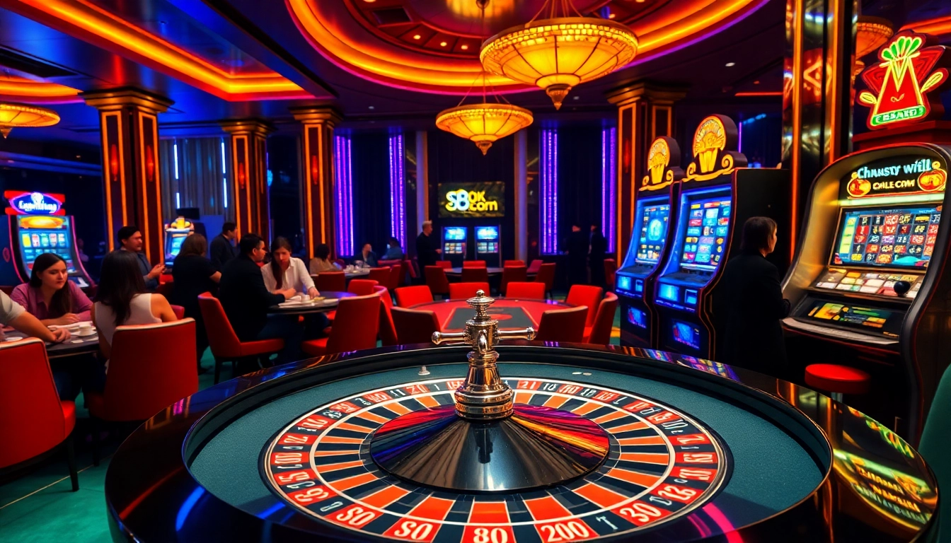 Experience the excitement of S8OK COM at a luxurious casino with engaging games and vibrant ambiance.
