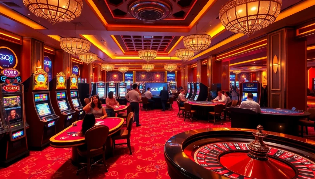 Experience high-stakes gaming at https://go8s.bio/ with luxurious tables and vibrant slot machines.