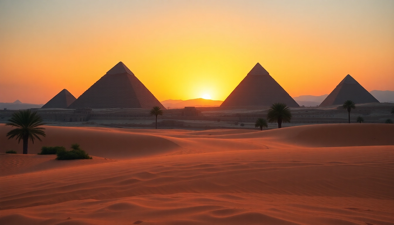 Explore the grandeur of the Egyptian pyramids in this breathtaking view at https://piraminds.com/.