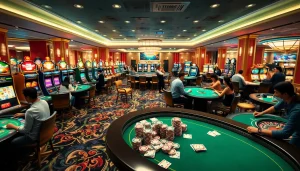 Engaging gamblers at TT88 poker tables with vibrant chips and thrilling gameplay.