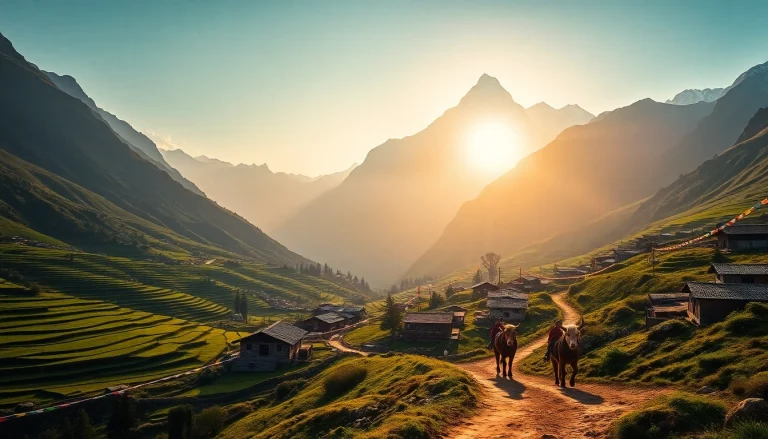 Manaslu Circuit Trekking with stunning mountain views and vibrant local culture