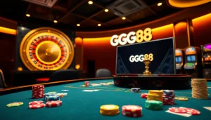 Experience seamless gaming at https://gg88.co.com/ with impressive casino tables and vibrant betting chips.