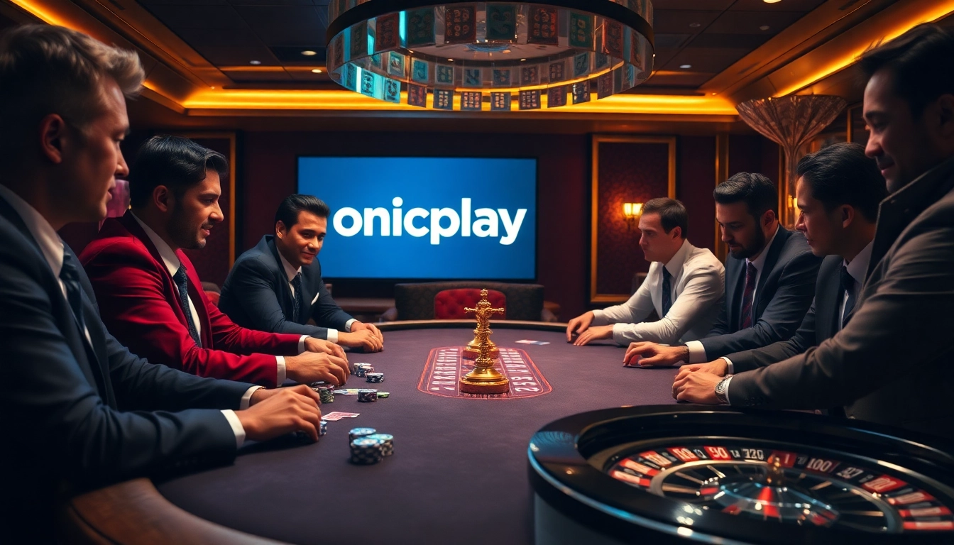 Experience the thrill of poker at onicplay, with professional gamblers and high-stakes action in a luxurious casino setting.