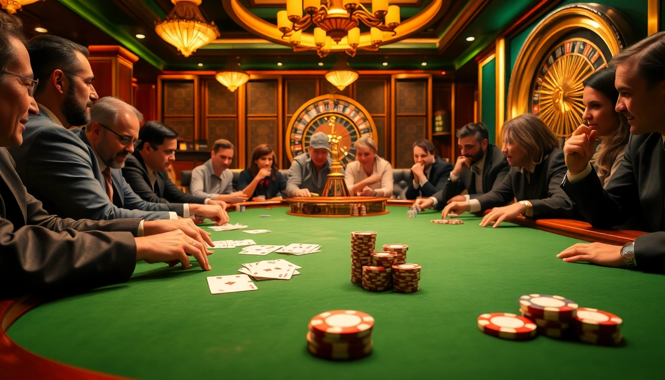 Experience thrilling poker gameplay at a vibrant casino with dinamit4d dynamics captivating all players.