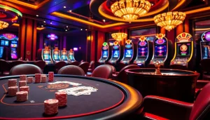 Players engaging in high-stakes action at a casino table, celebrating winnings at nohu90.com.