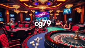 Trải nghiệm các trận game đầy kịch tính tại CG79 với bàn casino động đầy sự phấn khích.